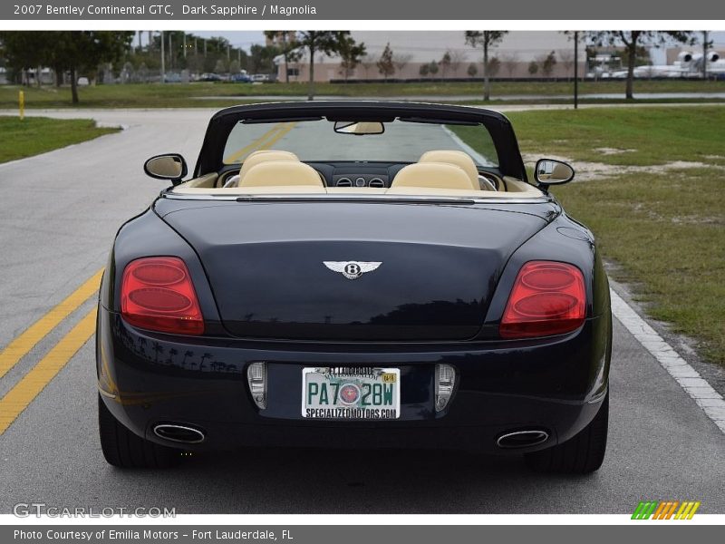 Dark Sapphire / Magnolia 2007 Bentley Continental GTC