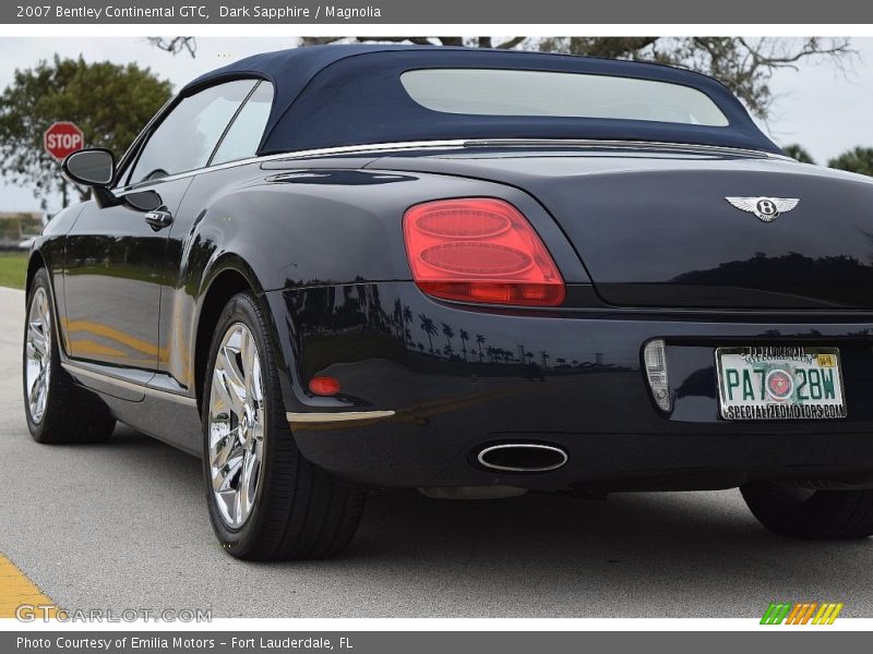 Dark Sapphire / Magnolia 2007 Bentley Continental GTC