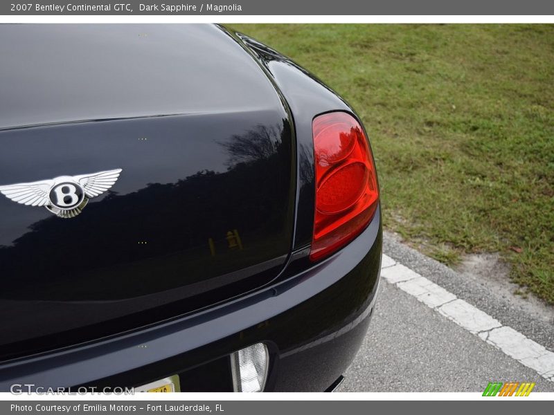 Dark Sapphire / Magnolia 2007 Bentley Continental GTC