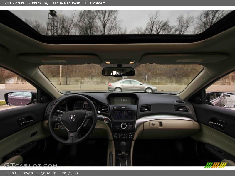 Basque Red Pearl II / Parchment 2016 Acura ILX Premium