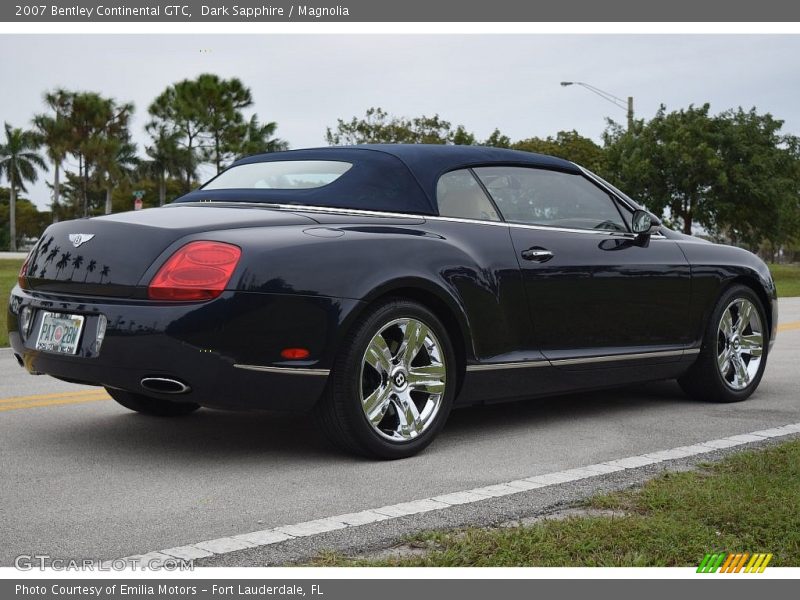 Dark Sapphire / Magnolia 2007 Bentley Continental GTC