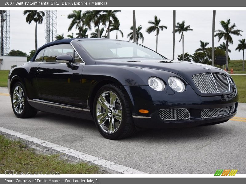 Dark Sapphire / Magnolia 2007 Bentley Continental GTC