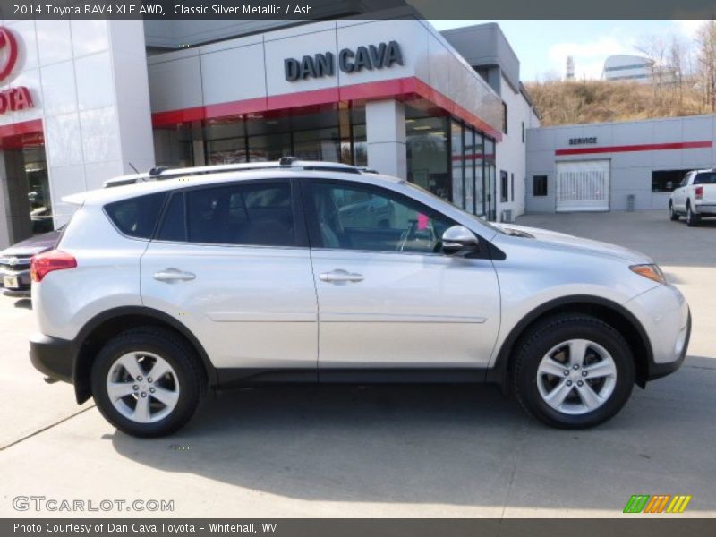 Classic Silver Metallic / Ash 2014 Toyota RAV4 XLE AWD