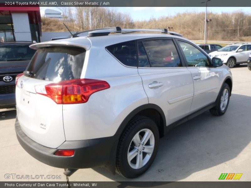 Classic Silver Metallic / Ash 2014 Toyota RAV4 XLE AWD