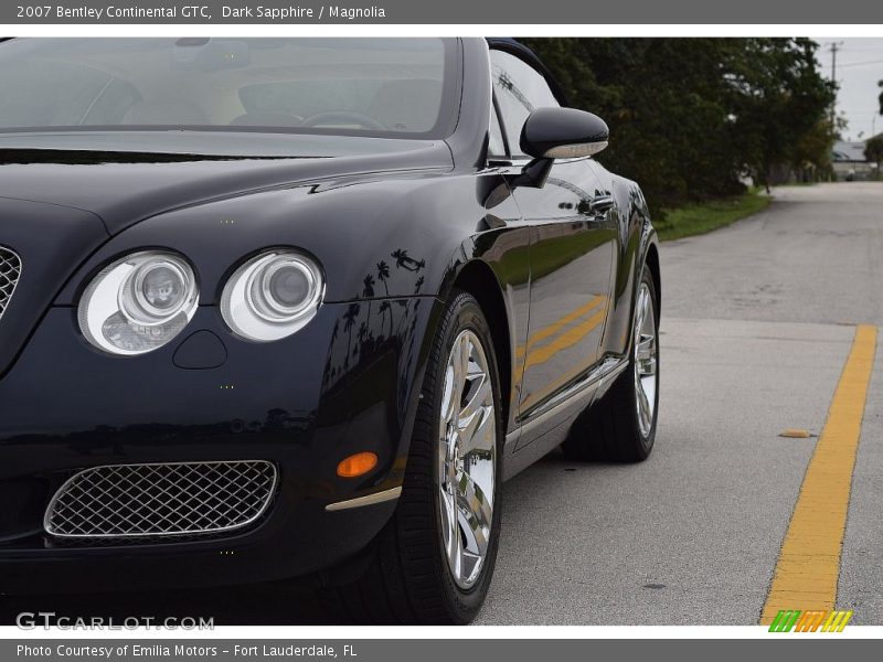 Dark Sapphire / Magnolia 2007 Bentley Continental GTC