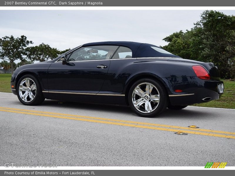 Dark Sapphire / Magnolia 2007 Bentley Continental GTC