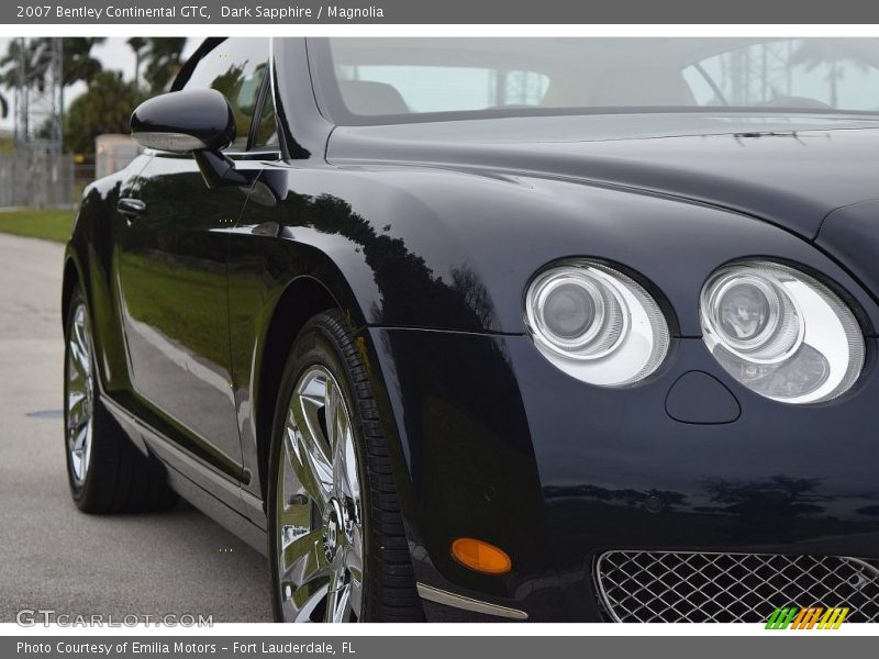 Dark Sapphire / Magnolia 2007 Bentley Continental GTC