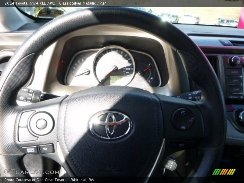Classic Silver Metallic / Ash 2014 Toyota RAV4 XLE AWD