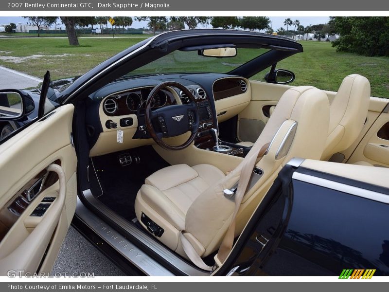 Dark Sapphire / Magnolia 2007 Bentley Continental GTC