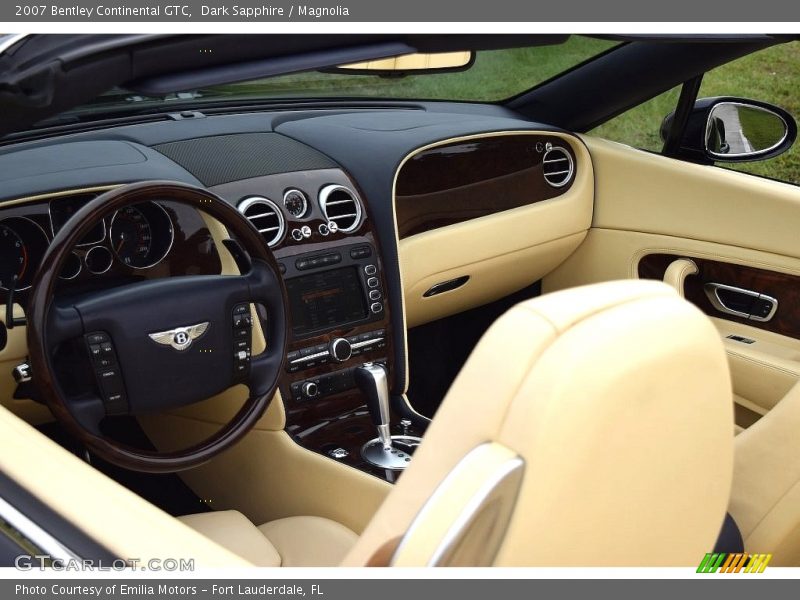 Dark Sapphire / Magnolia 2007 Bentley Continental GTC