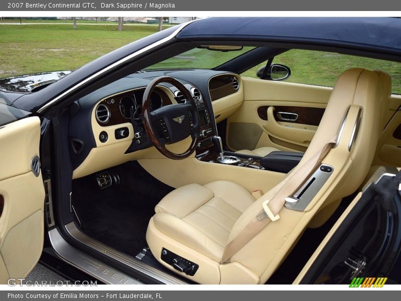 Dark Sapphire / Magnolia 2007 Bentley Continental GTC