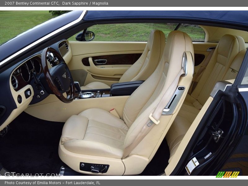 Dark Sapphire / Magnolia 2007 Bentley Continental GTC