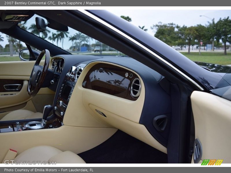 Dark Sapphire / Magnolia 2007 Bentley Continental GTC