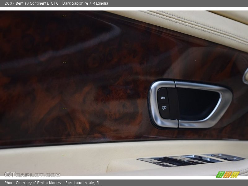 Dark Sapphire / Magnolia 2007 Bentley Continental GTC