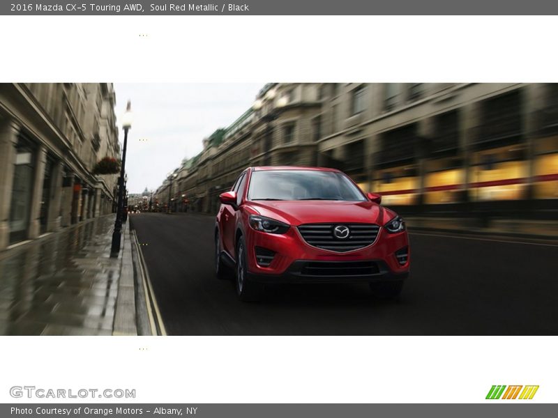 Soul Red Metallic / Black 2016 Mazda CX-5 Touring AWD