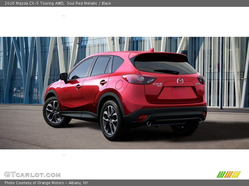 Soul Red Metallic / Black 2016 Mazda CX-5 Touring AWD