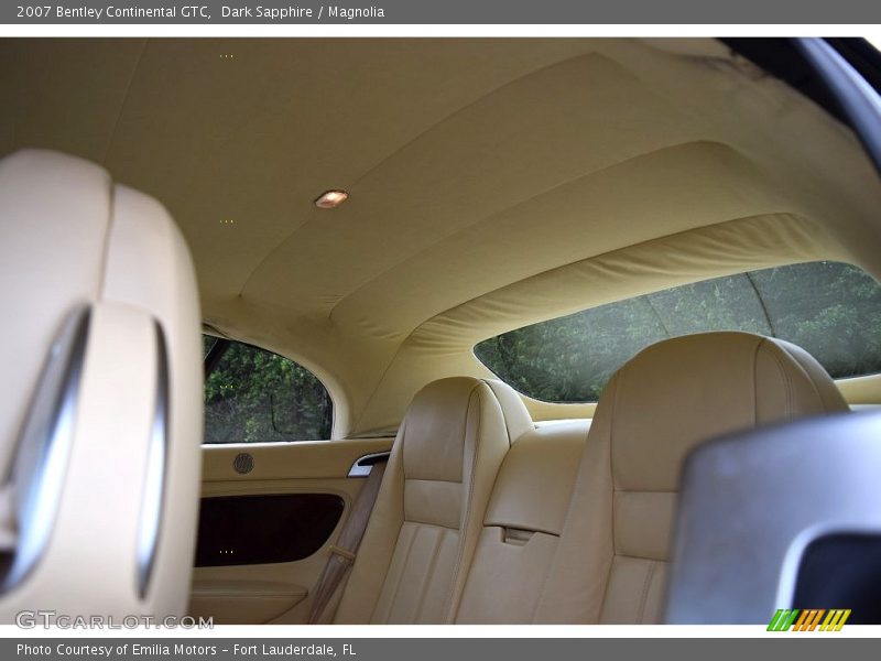 Dark Sapphire / Magnolia 2007 Bentley Continental GTC