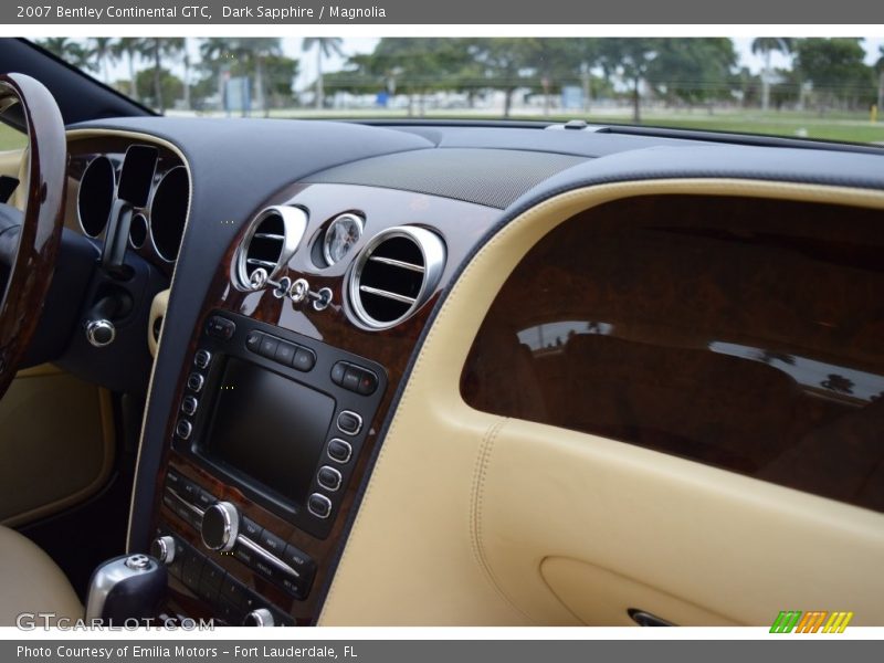 Dark Sapphire / Magnolia 2007 Bentley Continental GTC