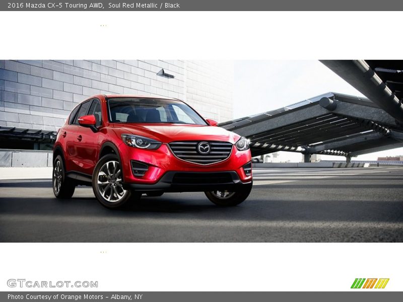 Soul Red Metallic / Black 2016 Mazda CX-5 Touring AWD