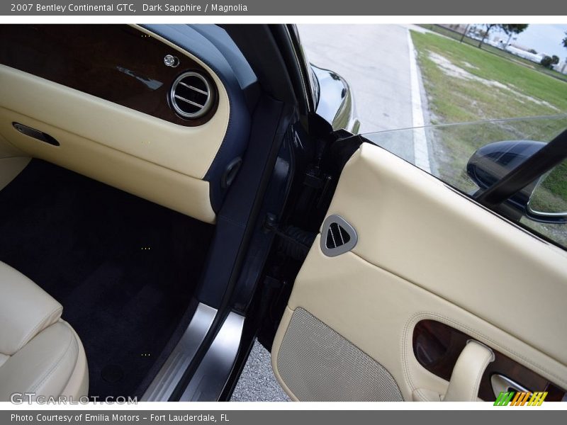 Dark Sapphire / Magnolia 2007 Bentley Continental GTC