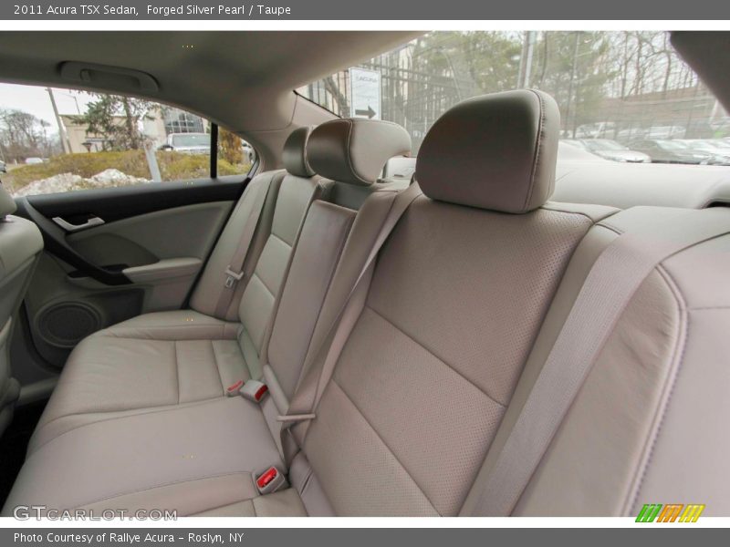 Forged Silver Pearl / Taupe 2011 Acura TSX Sedan