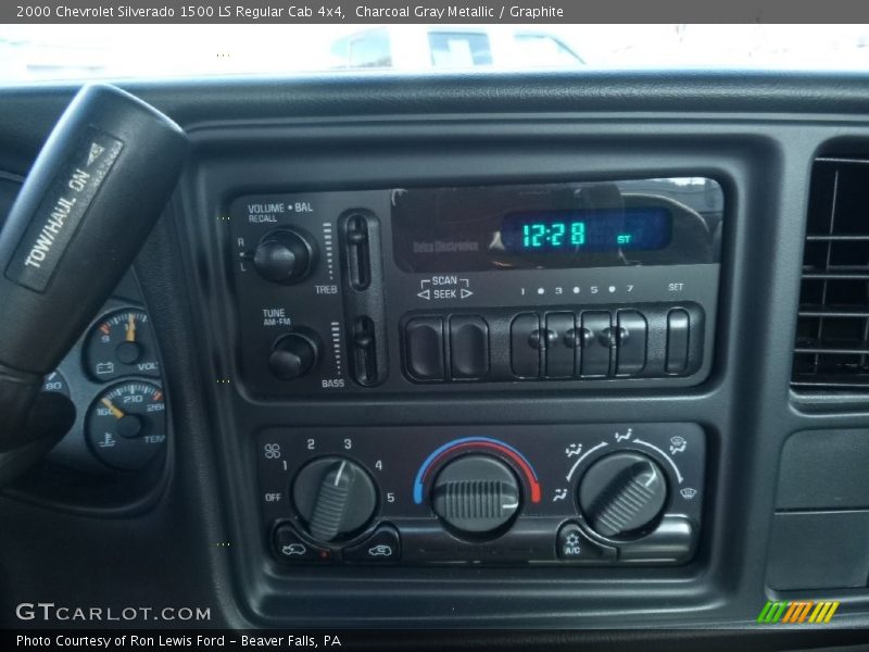 Charcoal Gray Metallic / Graphite 2000 Chevrolet Silverado 1500 LS Regular Cab 4x4