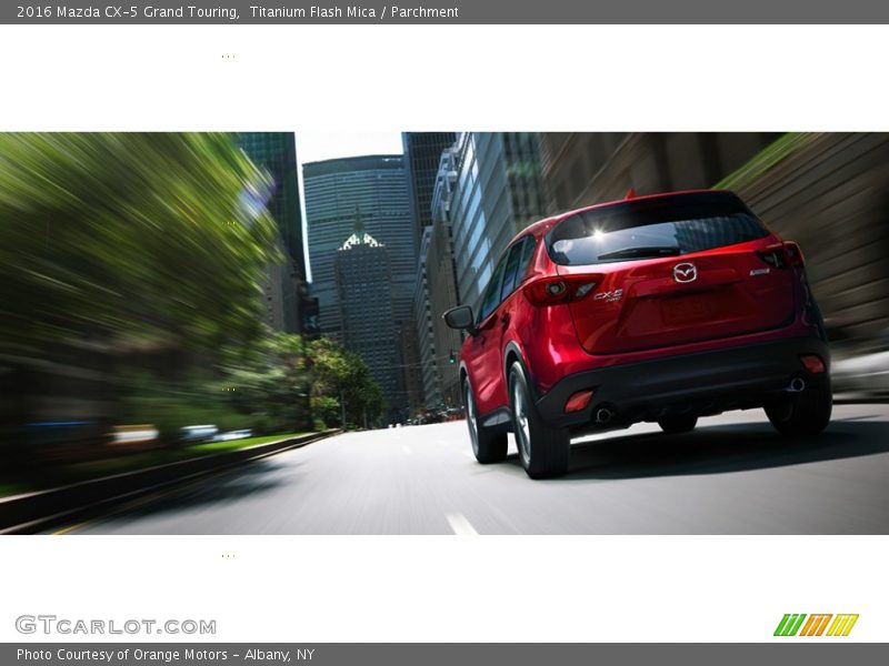 Titanium Flash Mica / Parchment 2016 Mazda CX-5 Grand Touring