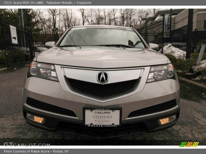 Palladium Metallic / Graystone 2013 Acura MDX SH-AWD
