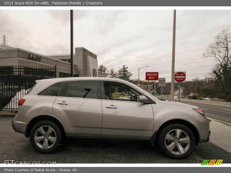 Palladium Metallic / Graystone 2013 Acura MDX SH-AWD