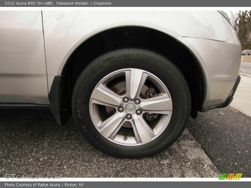 Palladium Metallic / Graystone 2013 Acura MDX SH-AWD