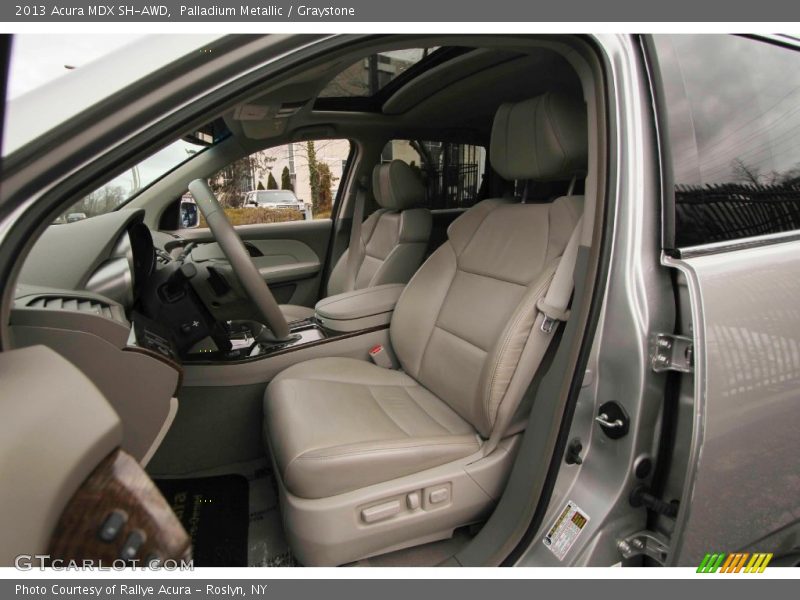 Palladium Metallic / Graystone 2013 Acura MDX SH-AWD
