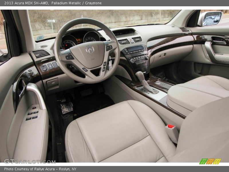 Palladium Metallic / Graystone 2013 Acura MDX SH-AWD