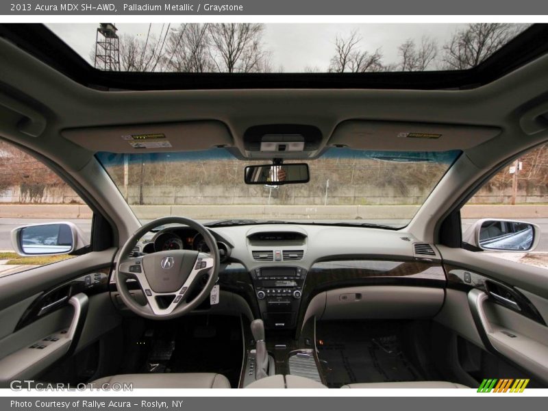 Palladium Metallic / Graystone 2013 Acura MDX SH-AWD