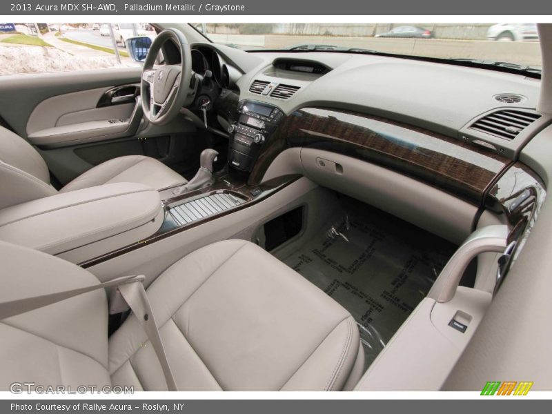 Palladium Metallic / Graystone 2013 Acura MDX SH-AWD