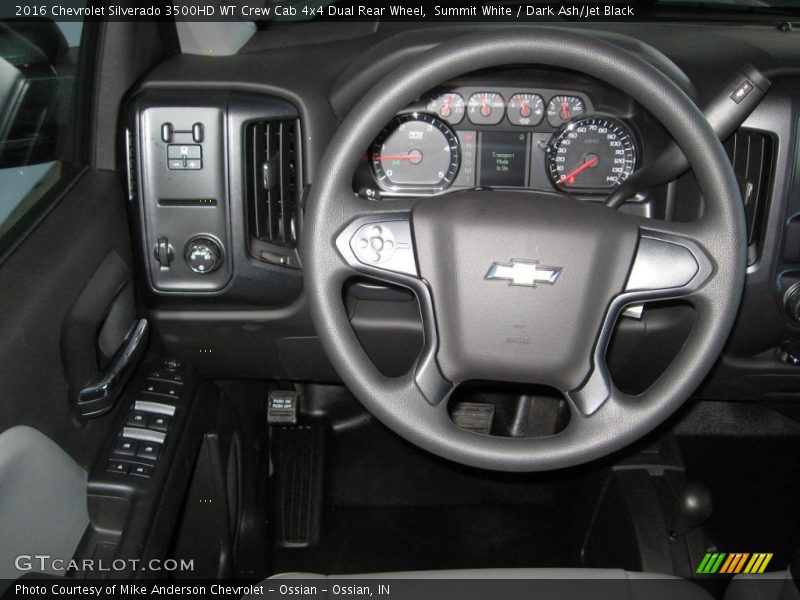 Summit White / Dark Ash/Jet Black 2016 Chevrolet Silverado 3500HD WT Crew Cab 4x4 Dual Rear Wheel