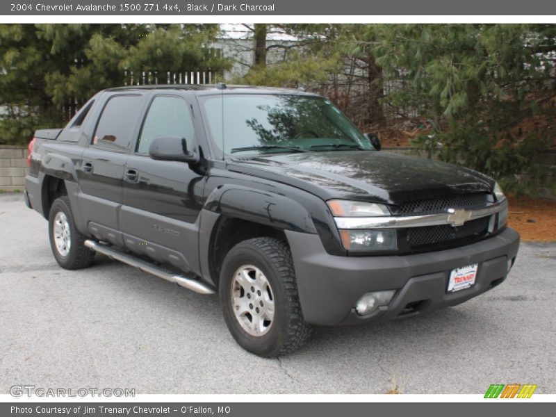 Black / Dark Charcoal 2004 Chevrolet Avalanche 1500 Z71 4x4