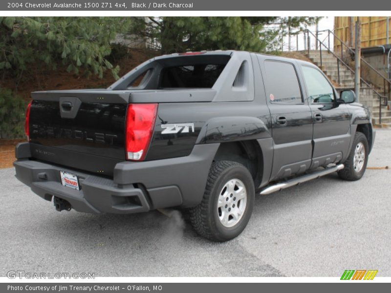 Black / Dark Charcoal 2004 Chevrolet Avalanche 1500 Z71 4x4