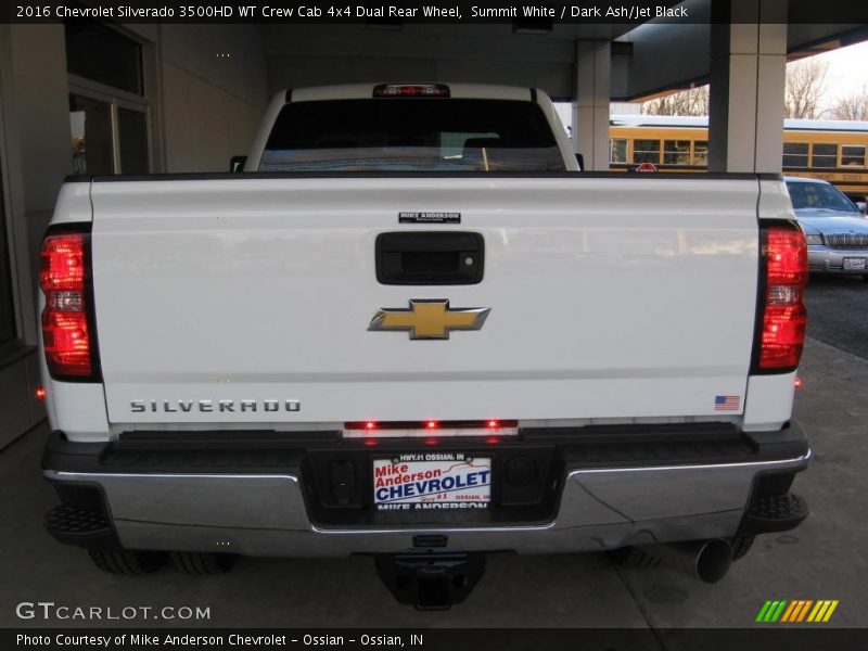 Summit White / Dark Ash/Jet Black 2016 Chevrolet Silverado 3500HD WT Crew Cab 4x4 Dual Rear Wheel