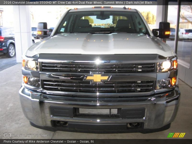 Summit White / Dark Ash/Jet Black 2016 Chevrolet Silverado 3500HD WT Crew Cab 4x4 Dual Rear Wheel