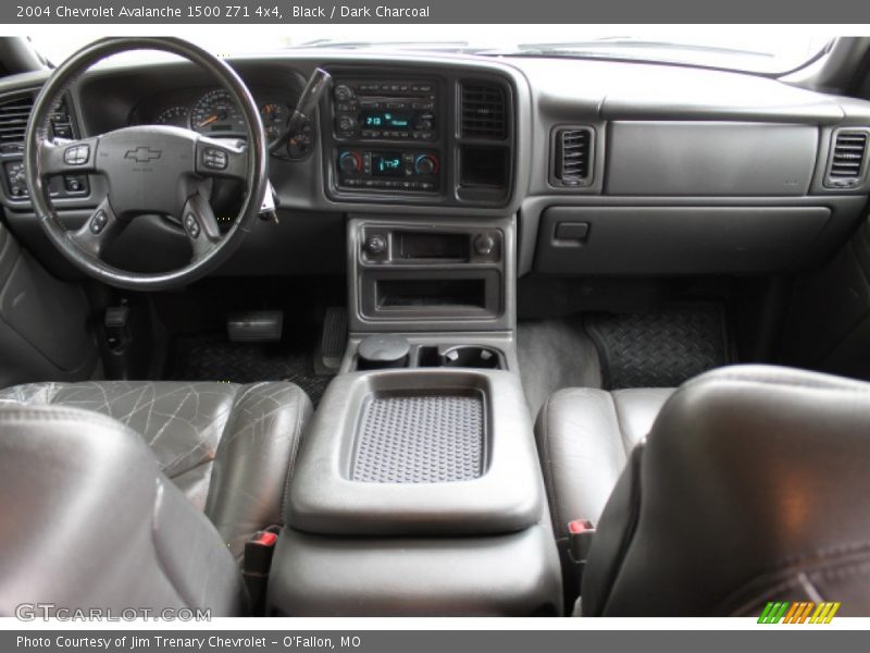Black / Dark Charcoal 2004 Chevrolet Avalanche 1500 Z71 4x4