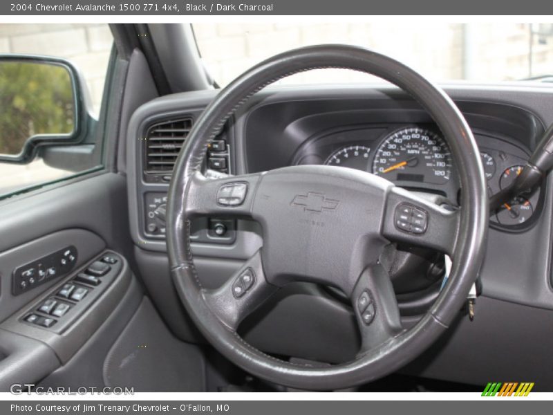 Black / Dark Charcoal 2004 Chevrolet Avalanche 1500 Z71 4x4