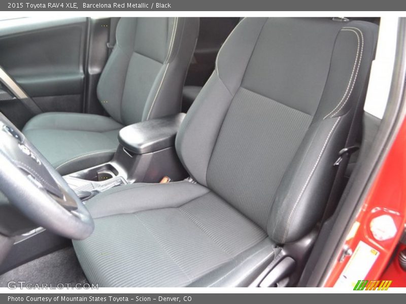 Barcelona Red Metallic / Black 2015 Toyota RAV4 XLE