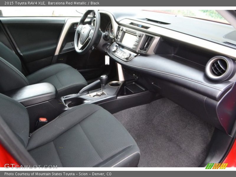 Barcelona Red Metallic / Black 2015 Toyota RAV4 XLE