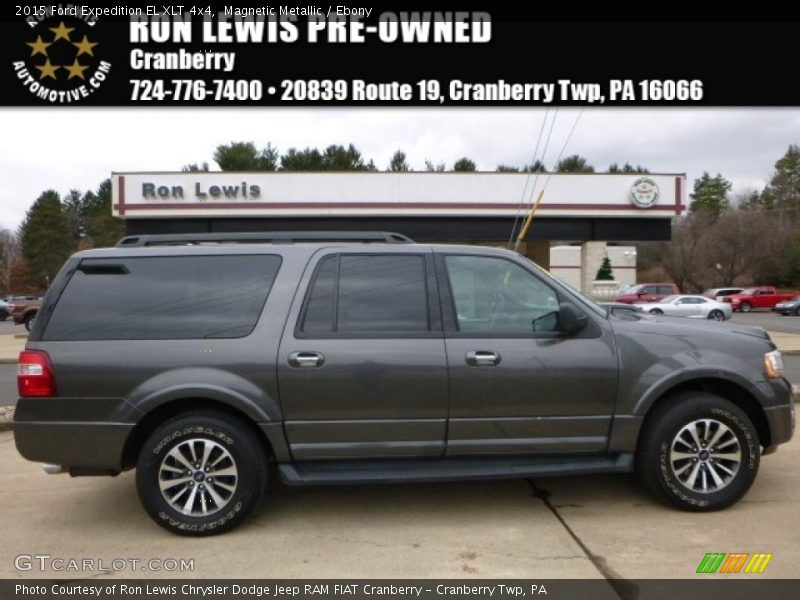 Magnetic Metallic / Ebony 2015 Ford Expedition EL XLT 4x4