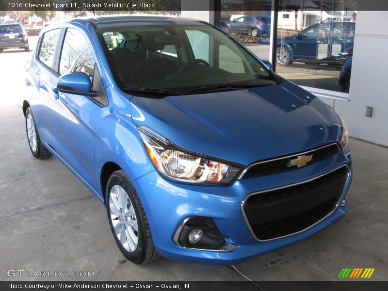 Splash Metallic / Jet Black 2016 Chevrolet Spark LT