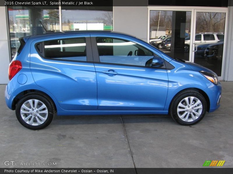 Splash Metallic / Jet Black 2016 Chevrolet Spark LT