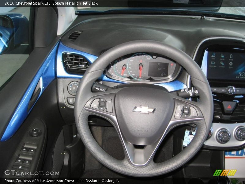 Splash Metallic / Jet Black 2016 Chevrolet Spark LT