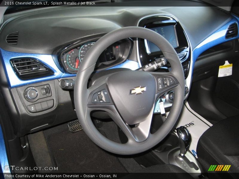 Splash Metallic / Jet Black 2016 Chevrolet Spark LT