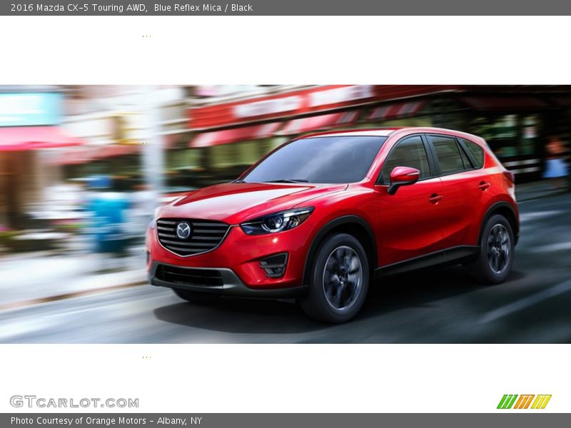 Blue Reflex Mica / Black 2016 Mazda CX-5 Touring AWD