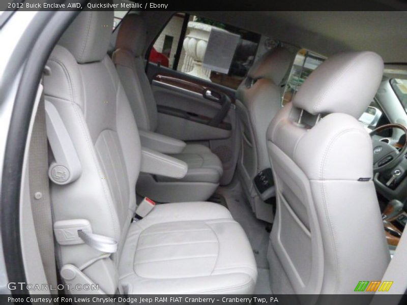 Quicksilver Metallic / Ebony 2012 Buick Enclave AWD